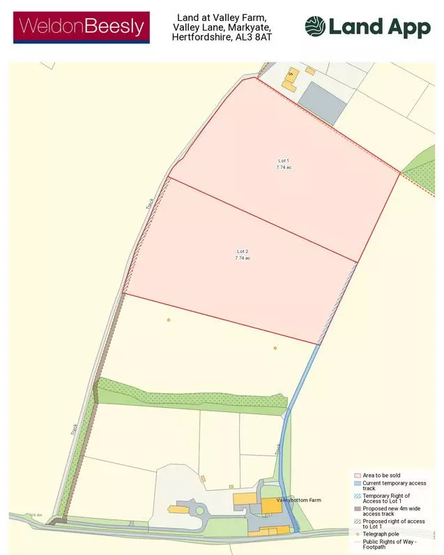 NEW LISTING | MARKYATE, HERTS🌿

Valley Farm – 15.48 acres of scenic pasture near the Chilterns

📍 2.1m Markyate | 6m Harpenden
🚶Ideal for equestrian/leisure use
🌳 Split into 2 lots (7.74 acres each)

Guide Price: £155K/lot | £310K whole
📞 Weldon Beesly – 01279 246617