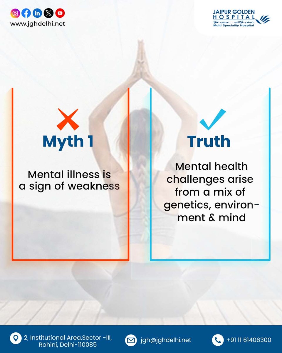 Busting the Myths Around Mental Health

Mental health struggles are real, common, and most importantly treatable.
Let’s break the stigma by challenging the myths that hold us back from seeking help.
Swipe to uncover the truth and support a more understanding, compassionate world