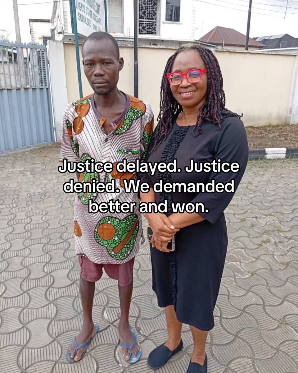 ElaInitiative's tweet photo. Justice delayed. Justice denied. We demanded better and won.

Hammed Owolabi was discharged on the 2nd of June, 2025 after the court struck out the matter for want of diligent prosecution. https://t.co/84WDYNYdUC