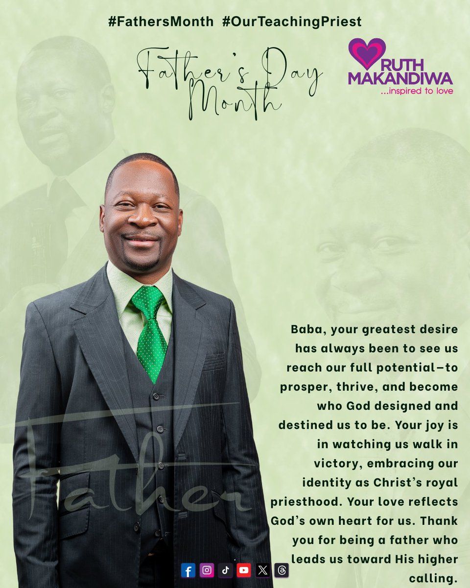 ruthmakandiwa's tweet photo. #FathersMonth #lifegenerators #LegacyBuilders #lifesource #EmmanuelMakandiwa https://t.co/gnfzp5vW8s