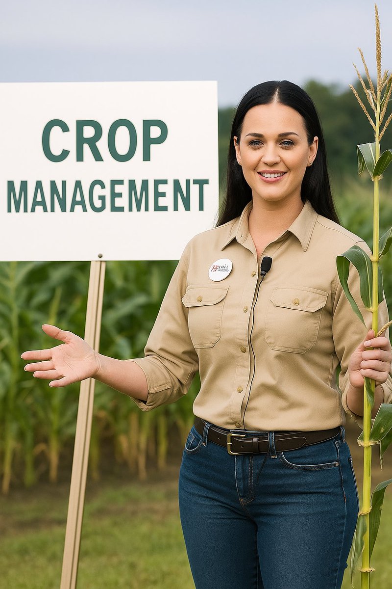Katy Perry grew a tomato plant in second grade and now she thinks she’s an extension agent.