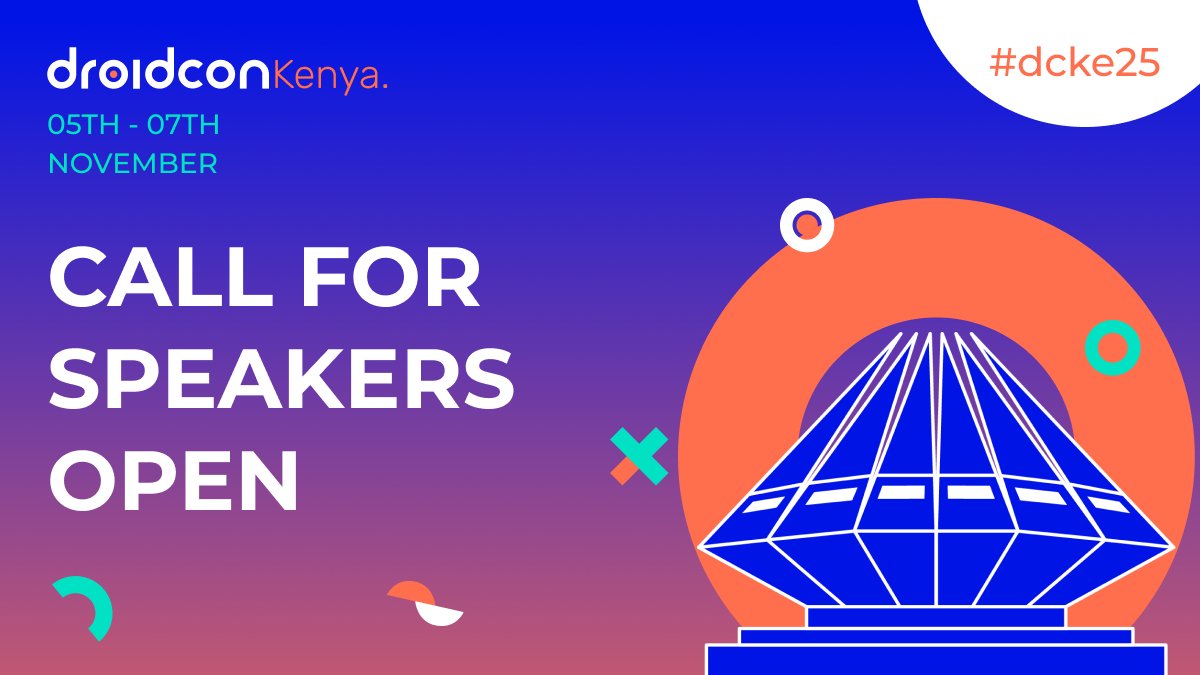 droidconke's tweet image. We’re officially 54 days away from closing the #dcke25 Call for Speakers.
Got a story, a lesson, or an Android breakthrough to share?
This is your moment to step up and shape the narrative of Africa’s Android community.
Submit your talk now → bit.ly/dcke25CFP