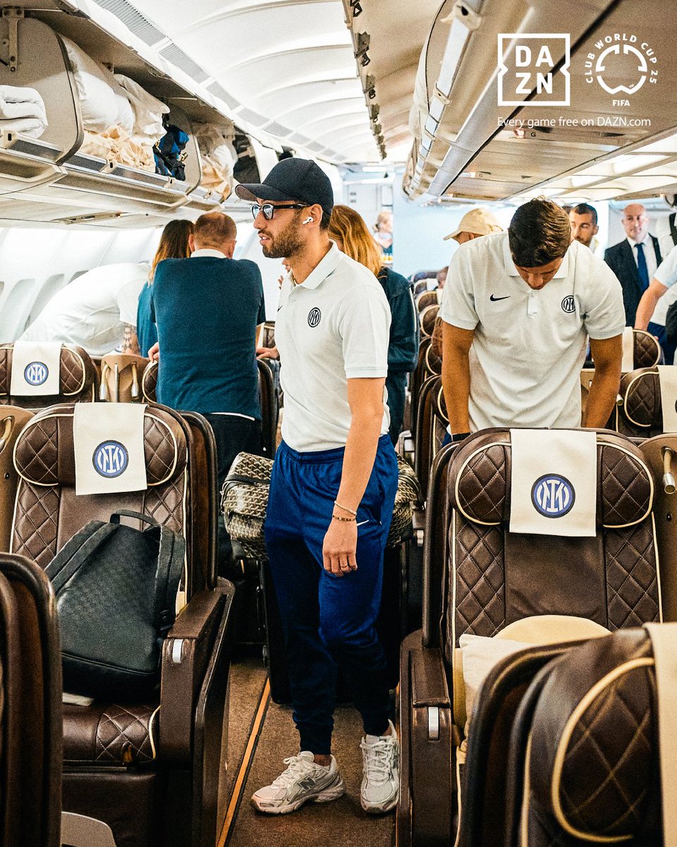 Nerazzurri prepare for takeoff. ⚫🔵🛫

#FIFACWC