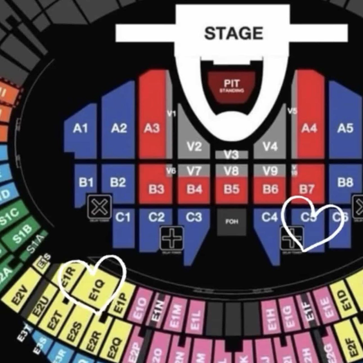 นี่กดได้2โซน 2วัน แต่ใจอยากไปทุกวัน!!! ภาวนาขอให้พรุ่งนี้ได้vipด้วยเถ้อะ 🥹 #BLACKPINK_DEADLINE