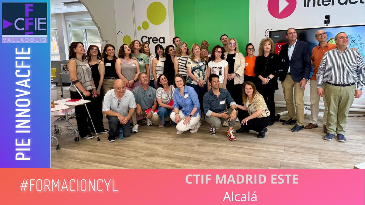 🟣Encuentro formativo en con el equipo asesor del <a href="/ctifmadrideste/">CTIF Este</a> dentro del marco del PIEObserva-Accion, Innova_CFIE
🧩Juntos aprendemos
🧩Juntos mejoramos

Un placer compartir experiencias y buenas prácticas🤝
Gracias por vuestra visita 
 #FormacionCyL #InnovaCyL #IF_CMadrid