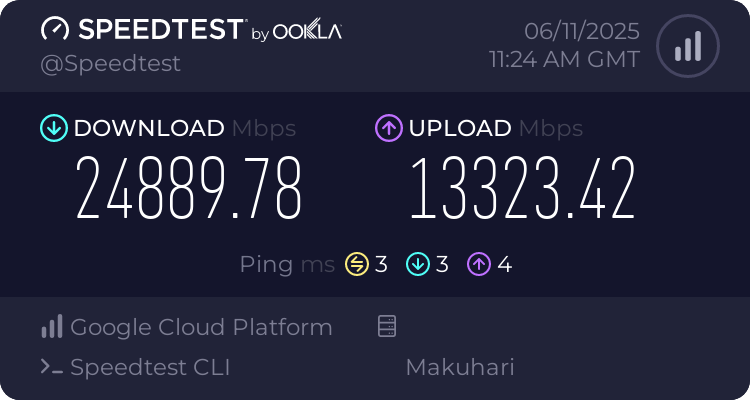 Nanra28_'s tweet photo. この作戦は失敗。
GCPの最大内向きは30Gbps。
外向きは200Gbpsまで。
大体25GbpsくらいがMaxかなぁ。
https://t.co/1Xn2QnGK6A https://t.co/ViXkiXB8hY