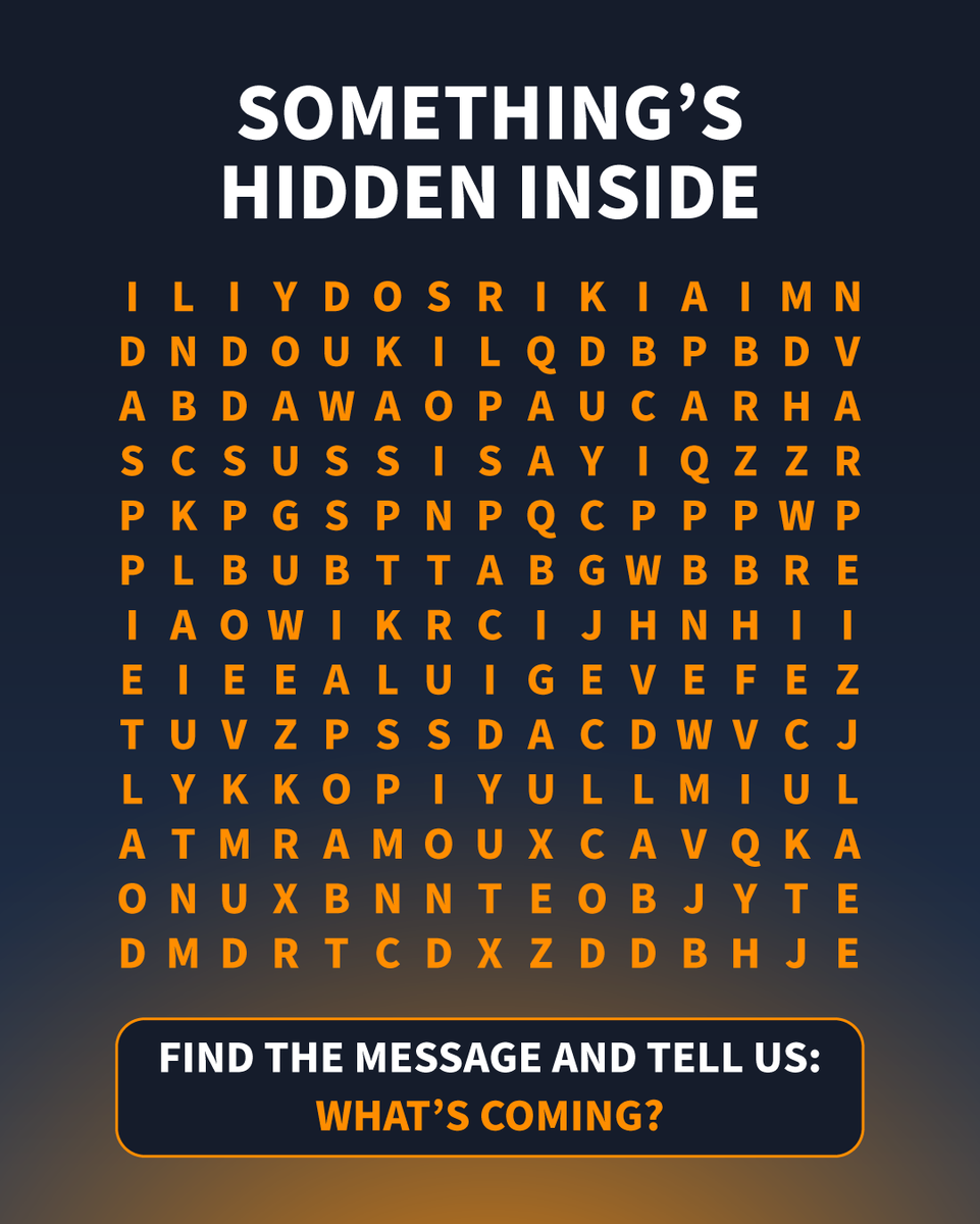🔍 Something’s hidden inside.
We intercepted this strange file from a compromised facility terminal… but we can’t make sense of it.

🧠 Can you?
Find the hidden message and tell us: What’s coming?
Let us know in the comments... That's if you can find it. 😉 

Hint:  I_ _us_ri_l