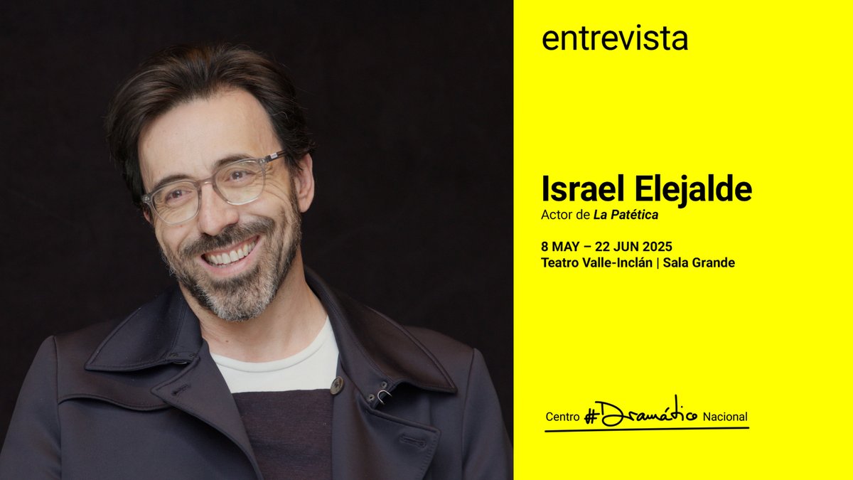 📽 “Ese afán de trascendencia que tiene él solo lo encuentra en su gran pasión, que es la música”.

Hablamos con #IsraelElejalde sobre el proceso de encarnar a Pedro Berriel, el protagonista de #LaPatética.

🗓️ Hasta 22 JUN
🎟️ bit.ly/CDN-LaPatetica 
📺 bit.ly/IsraelElejalde