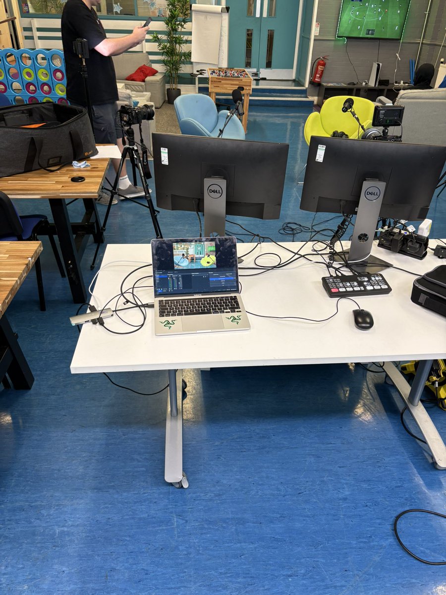 About to start our “This is Youth Work” podcast with a few guests. First one recorded visually 👀 🎙️ 📷 

Being released during Youth Work Week 2025 😀