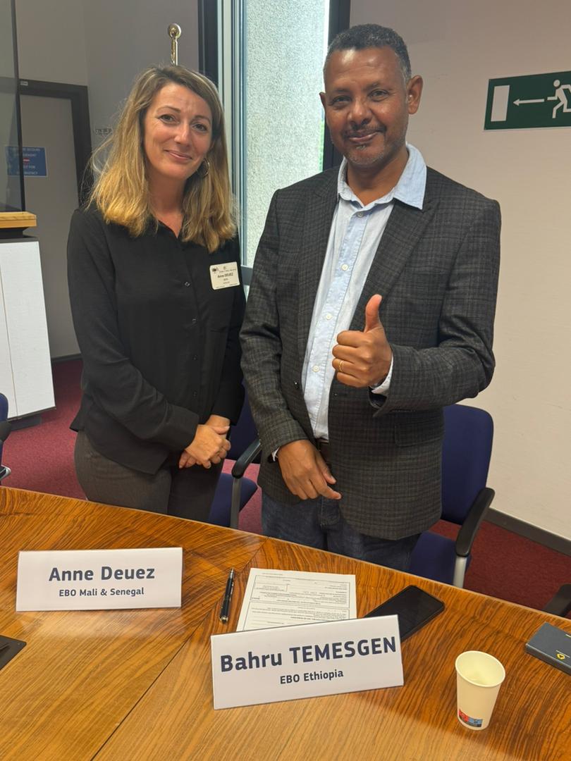 eurochammali's tweet image. 🇪🇺🗓️J4 des réunions EBOWWN : 👩🏼‍💻 💼💬Mme. Anne Deuez (@Aadebko) a pris part à des échanges clés avec des responsables de l’UE et a rencontré les représentants du Cluster Afrique des EBO, dont ceux d’Afrique du Sud 🇿🇦 et d’Éthiopie 🇪🇹. 
@UEauMali @UEauSenegal #EUROCHAMMali #EBOWWN
