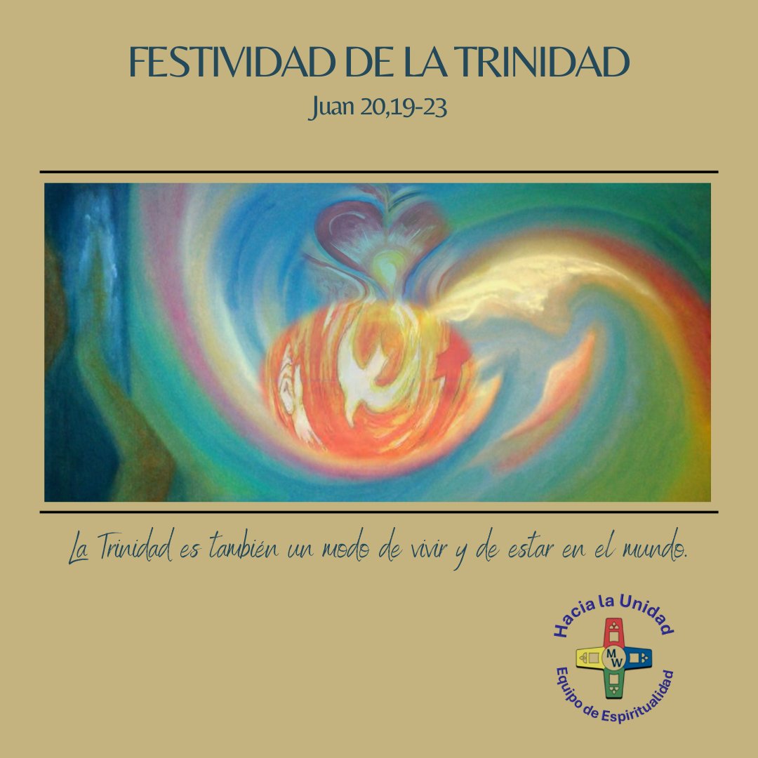 La Trinidad nos inspira a vivir en apertura, acogida y cuidado mutuo. No es una idea abstracta, sino un modo de estar en el mundo, construyendo comunidad, discerniendo juntas y cuidando de la creación.💫🌍💛
#IBVMyCJ #EspiritualidadMaryWard 
ibvm.es/project/festiv…