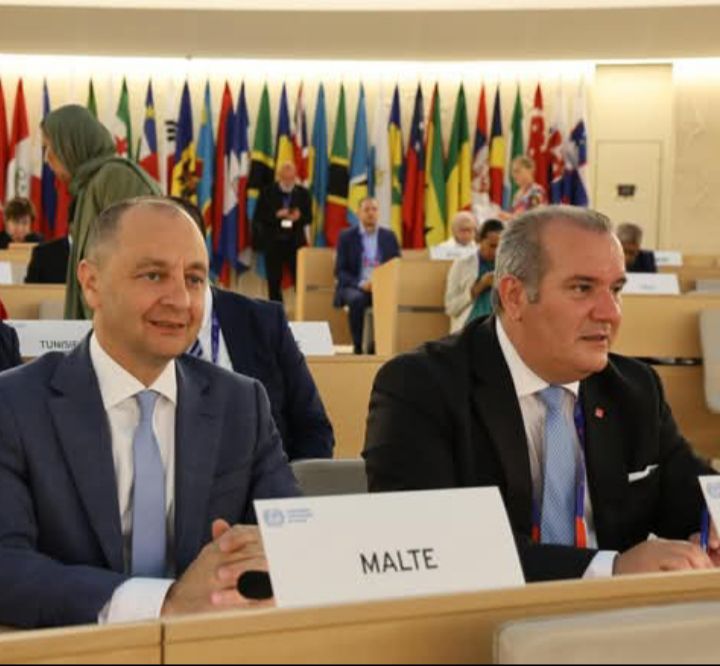Secretary General <a href="/JosefBugeja/">Josef Bugeja</a>  together with Parliamentary Secretary Andy Ellul, speakers at the International Labour Organization 113th Session of the International Labour Conference

<a href="/ilo/">International Labour Organization</a>