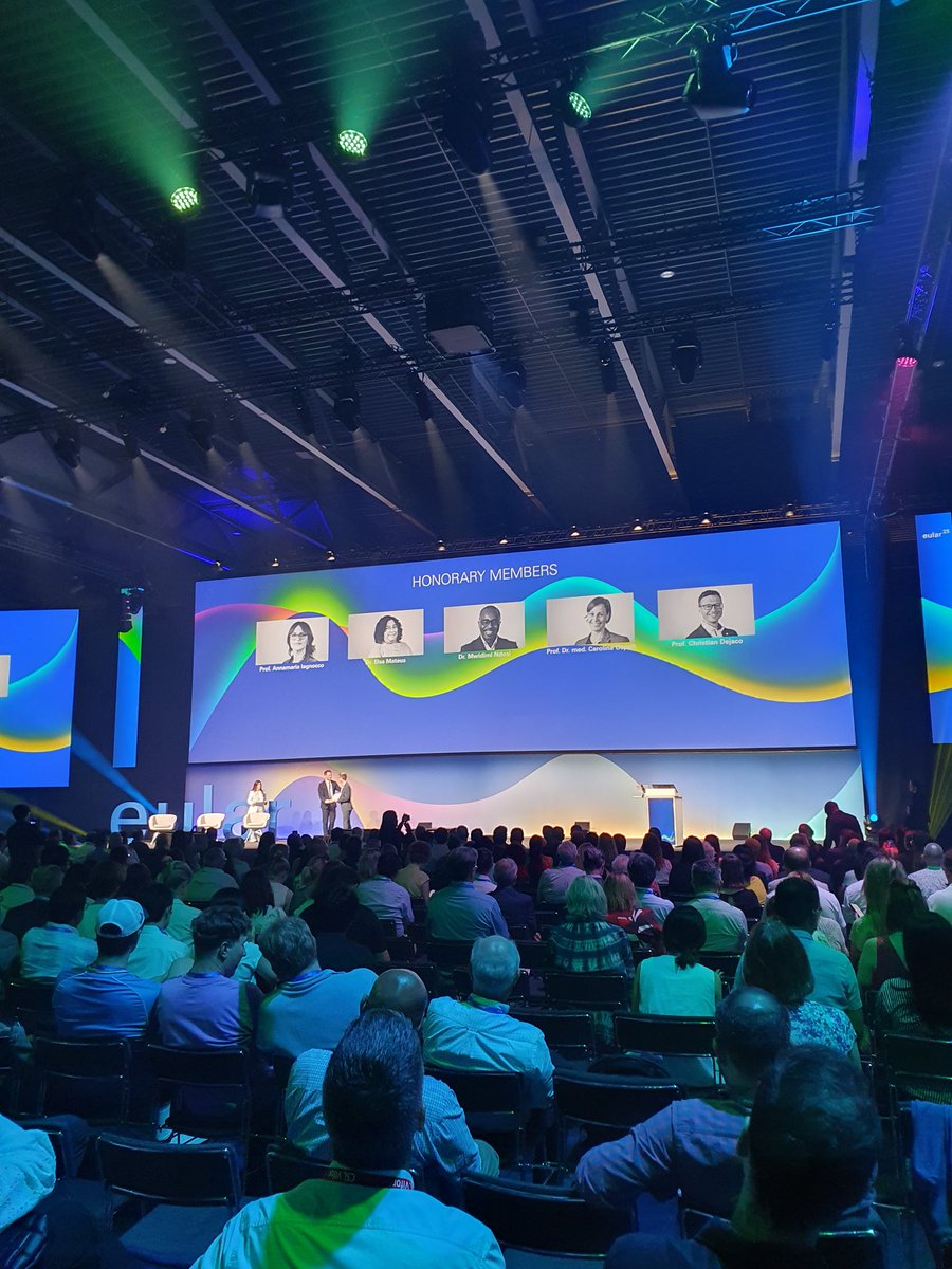 Congratulations to all recipients during this year's Opening ceremony #EULAR2025 👏 🙌