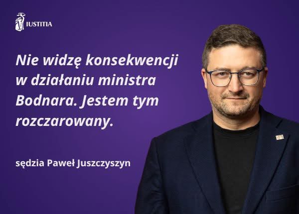 JudgesSsp's tweet photo. ◾Nie widzę konsekwencji w działaniu ministra Adama Bodnara. Jestem tym rozczarowany. W dużej mierze półtora roku zostało zmarnowane.

Nie wydaje mi się, że ludzie są zmęczeni rozliczeniami. Wręcz przeciwnie. Widzę wśród osób, które stawały za niezależnością sądów na ulicach, w łańcuchach świateł, duże rozgoryczenie.

Bo zło nienazwane rośnie, a nierozliczone - wraca ze zdwojoną siła. Obyśmy nie mieli do czynienia z takim powrotem. 

https://t.co/UrjieEmVoK