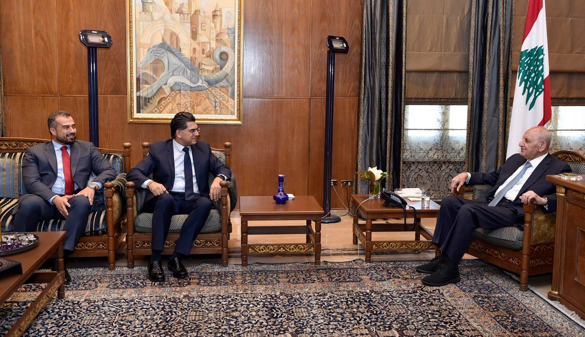 Dr. Paul Morcos (@drpaulmorcos) on Twitter photo بعد لقاء مع رئيس مجلس النواب نبيه بري في عين التينة، وعد الأخير بأن نرى قانون الاعلام الجديد المنتظر مطروحاً على الهيئة العامة خلال العقد الإستثنائي لمجلس النواب الذي فتح أخيراً.
كذلك تم البحث باقتراح القانون المتعلق بإخضاع  المتقاعدين لشرعة التقاعد وقد أجرى رئيس المجلس الاتصال بعد لقاء مع رئيس مجلس النواب نبيه بري في عين التينة، وعد الأخير بأن نرى قانون الاعلام الجديد المنتظر مطروحاً على الهيئة العامة خلال العقد الإستثنائي لمجلس النواب الذي فتح أخيراً.
كذلك تم البحث باقتراح القانون المتعلق بإخضاع  المتقاعدين لشرعة التقاعد وقد أجرى رئيس المجلس الاتصال