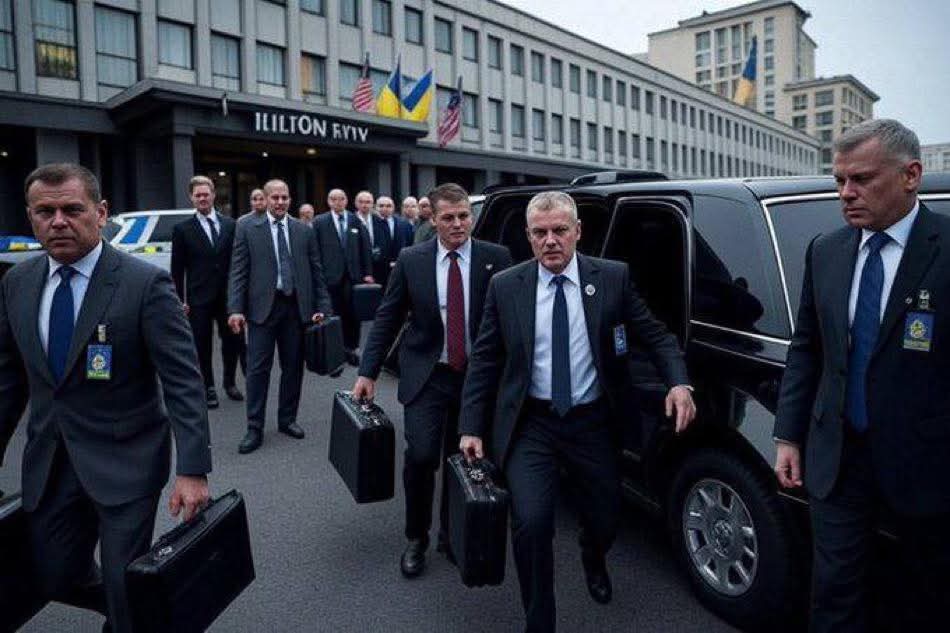 WimdenOudsten's tweet image. Gisteren werd de ergste nachtmerrie van juntaleider Zelensky en zijn naaste omgeving werkelijkheid.

Nee, nee - er was geen verwoestende tegenaanval van de Russen en de aanvoerlijnen vanuit Colombia blijven ononderbroken.

Nee - eergisteren landden de grootste vijanden van de…