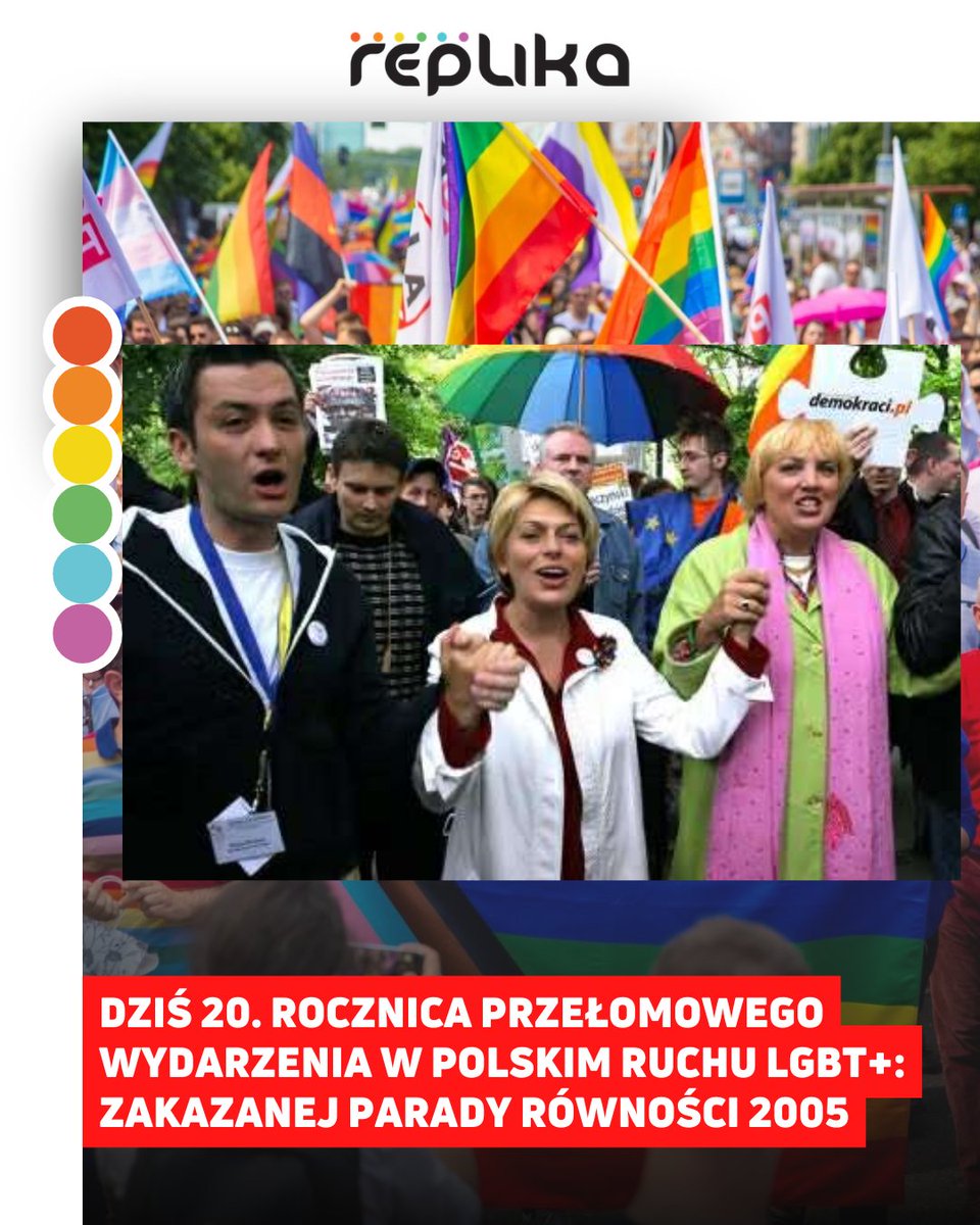 ‼  11 czerwca 2005 r. ulicami #warszawa przeszła wyjątkowa – bo zakazana przez prezydenta stolicy #LechKaczyński – Parada Równości #LGBTQ ‼

Więcej: 
replika-online.pl/zakazana-parad…