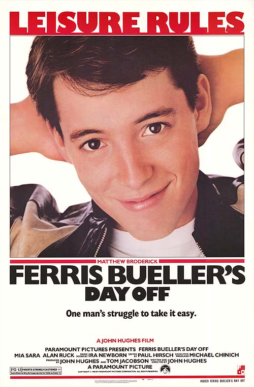 "Ferris Bueller's Day Off" began its ascent to '80s icon status today in 1986 when it was released in theatres. Matthew Broderick stars as a high school student who has an epic day of school. #80s