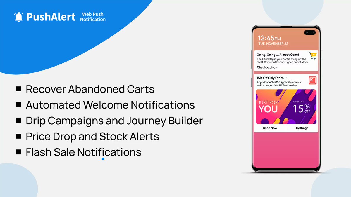 PushAlertCo's tweet photo. How Smart Shopify Stores Are Using Web Push Notifications to Grow Revenue - https://t.co/E8iiKDsYhM https://t.co/wWtNIQRhJm
