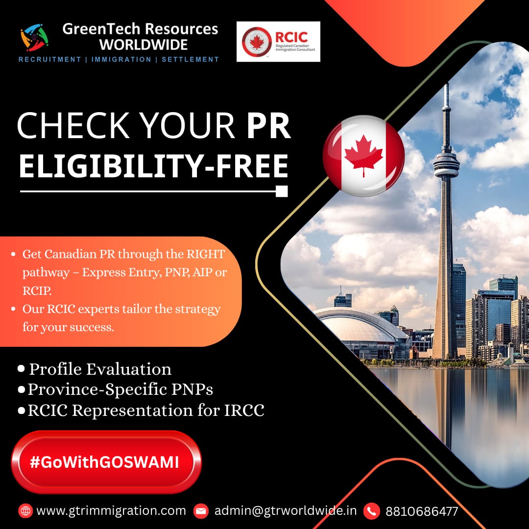 gtrworldindia's tweet image. ✅ Check your PR Eligibility for FREE!
Get expert guidance on Express Entry, PNP, AIP &amp;amp; RCIP 🇨🇦
RCIC-certified support tailored to your success.

📞 8810686477
🌐 zurl.co/DsTss
#GoWithGOSWAMI #CanadaPR #ExpressEntry #Immigration #PNPCanada