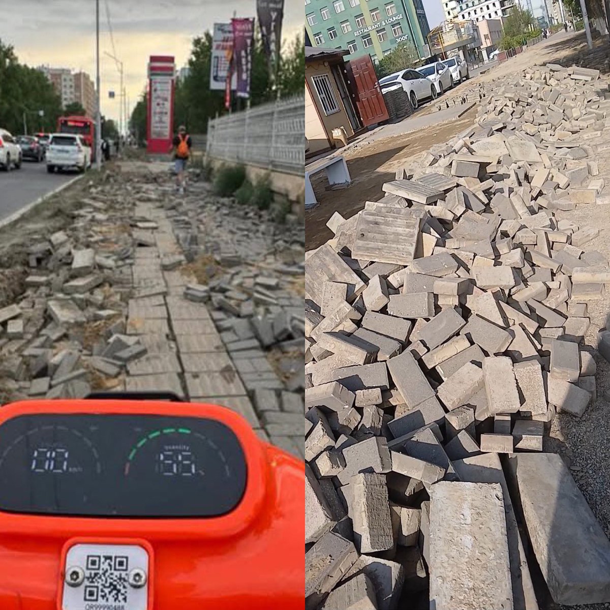 Маргаангүй юмаа!
Нийслэл нь дайн тулаан болж буй улсын фронт шиг л байна 🤧