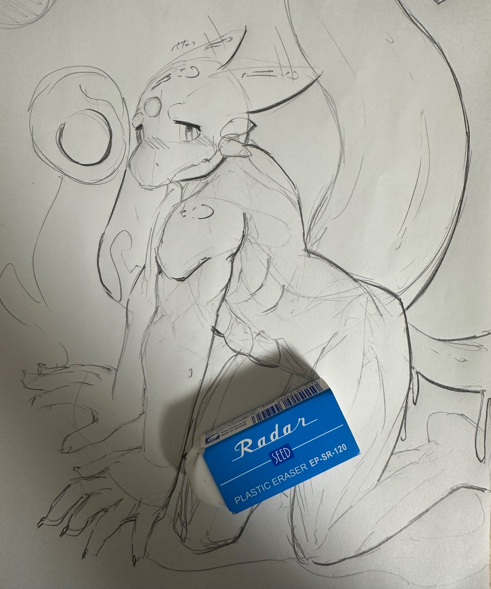 Ganmo_TF_Kemono's tweet image. スライムドラゴンさん②
ポーマニ参考にしながら筋肉質なドラゴンさん描く練習✒️
隠してるからセーフ…??
そろそろキャラ詰められて来たので本作成していきます!
