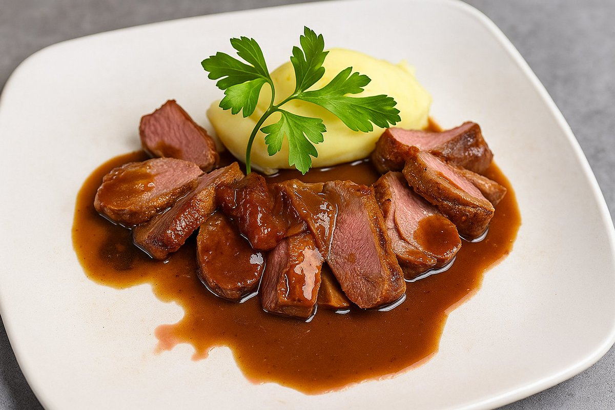 On the set menu...

Pan seared breast of duck, plum sauce, creamed potato👌

3 courses £26.50

#setmenu #duckdish #ripleyvillage