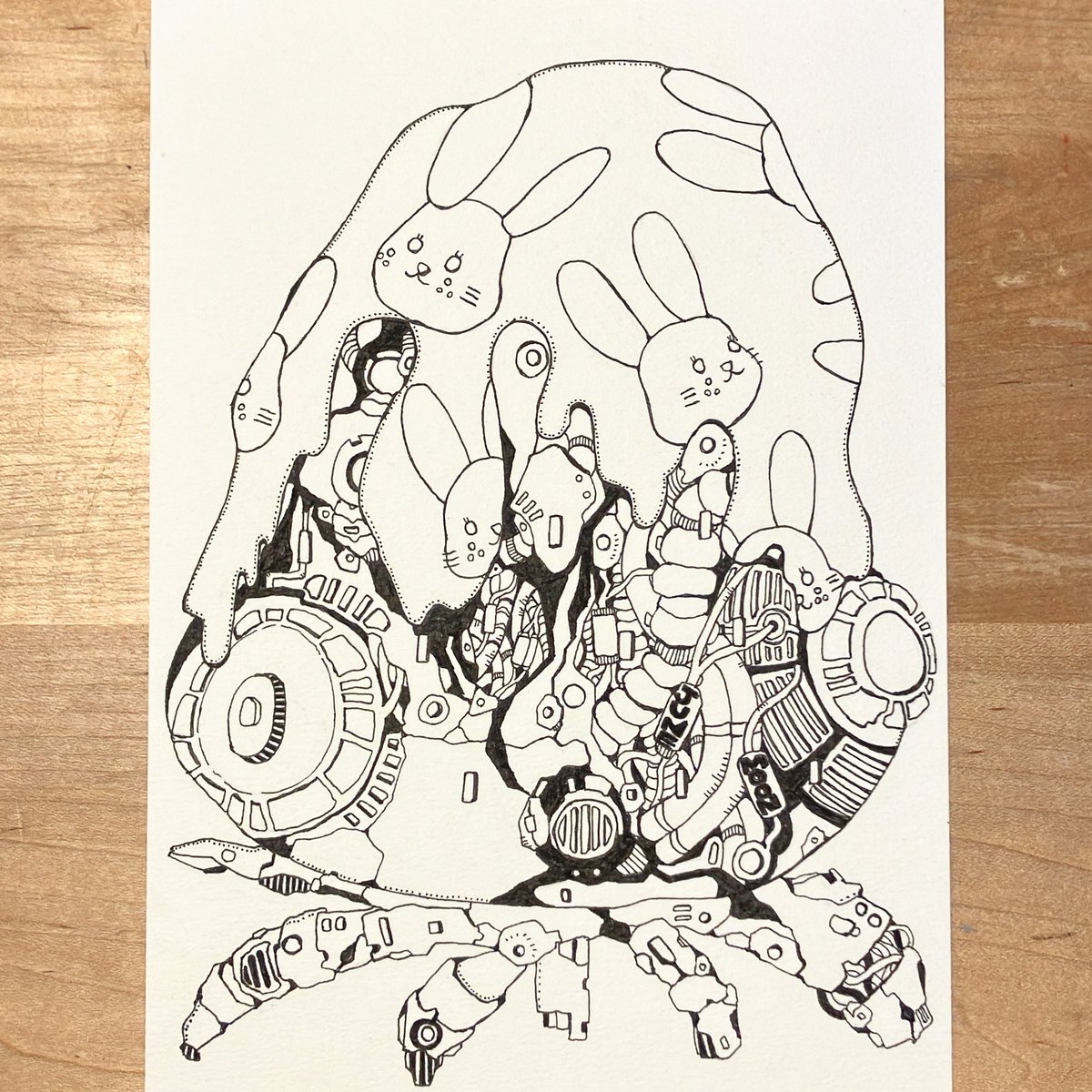月へ行こう　ストロベリームーン
#アナログ絵　#絵柄が好みって人がいればいいなぁ