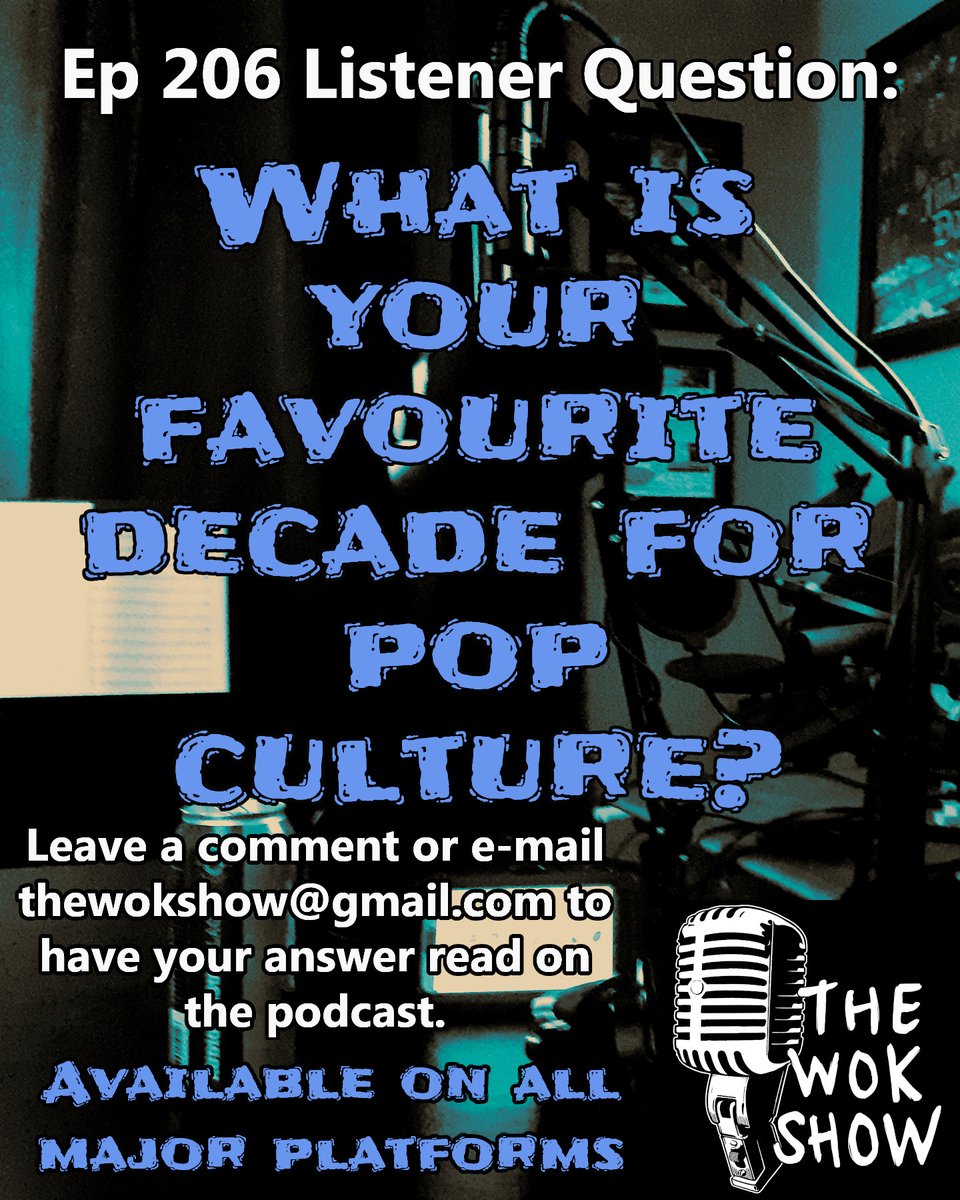 thewokshow's tweet image. Can you dance if you want to? Does it smell like Teen Spirit? Let's get it started in here! Leave your answers in the comment section or email them to thewokshow@gmail.com . I'll read your answers on Episode 206 of The Wok Show. #listenerquestion #participe #thewokshow