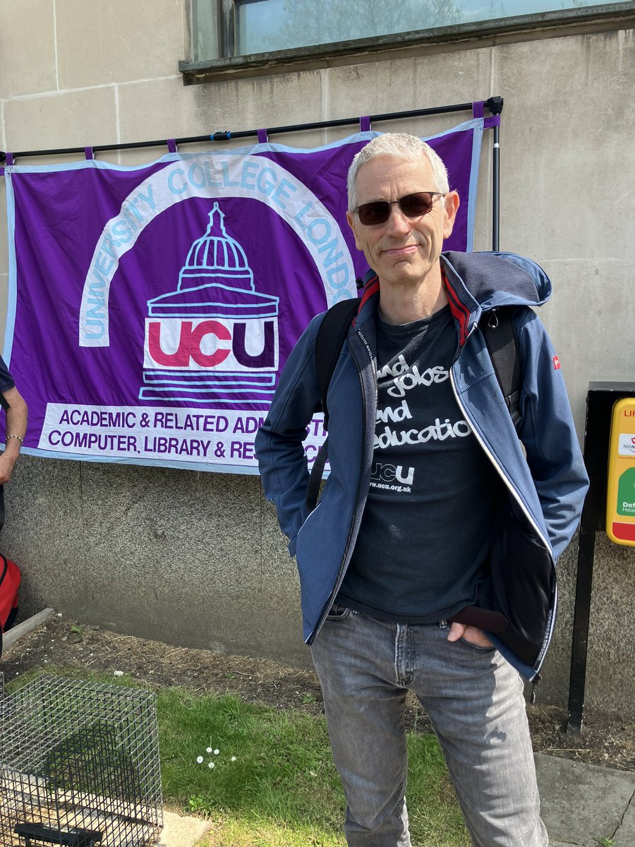 UCU reps from across the country have also gathered in Newcastle for the demonstration. Including Sean Wallis, a principle research fellow from UCL.