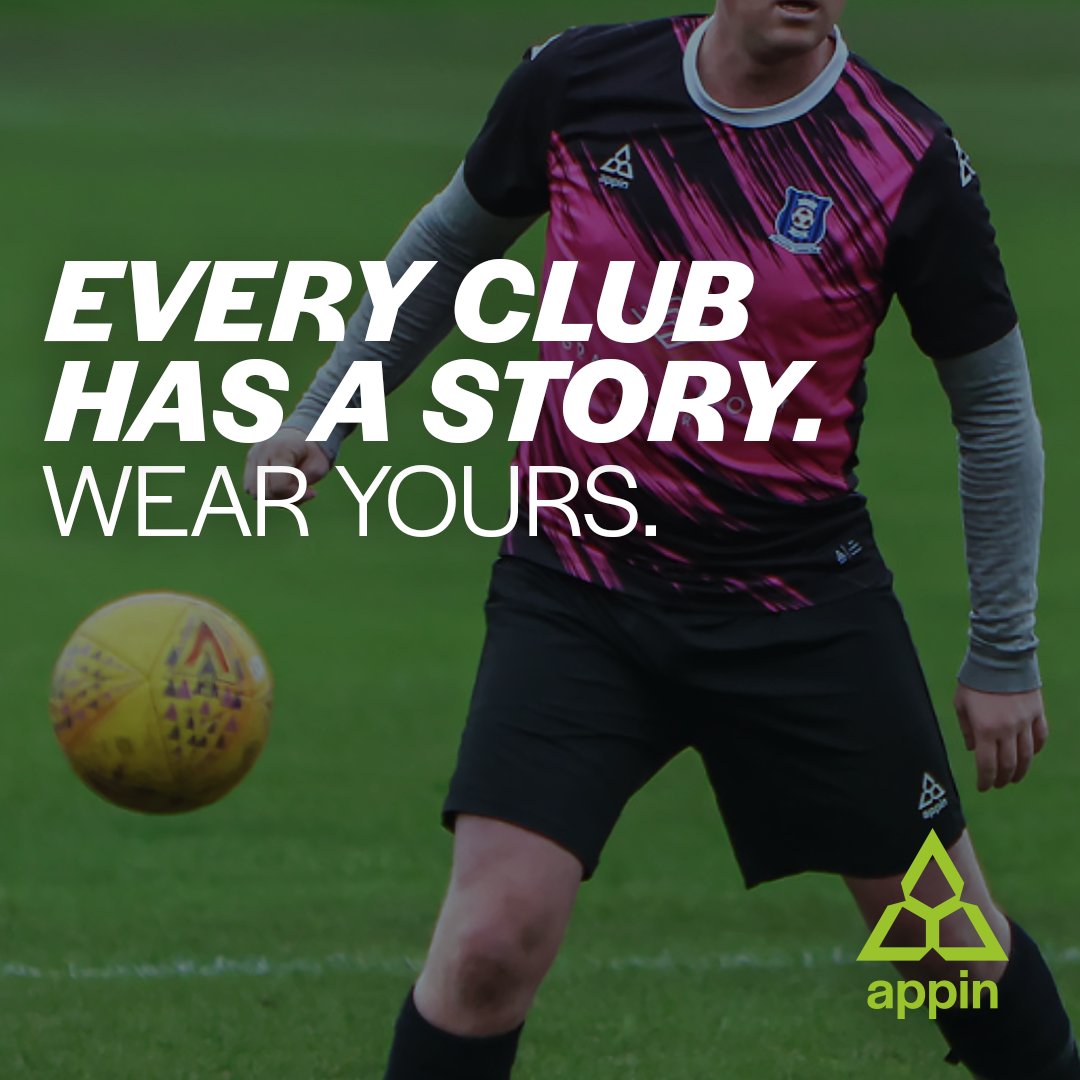 Bring your club's story to life with custom Appin Sports teamwear. ⚽️

We love creating custom teamwear that clubs can be proud of. Our specialist design team is waiting to help you create your new look.

Get in Touch: appinsports.com/contact/

#MakeItAppin #CustomFootballKits