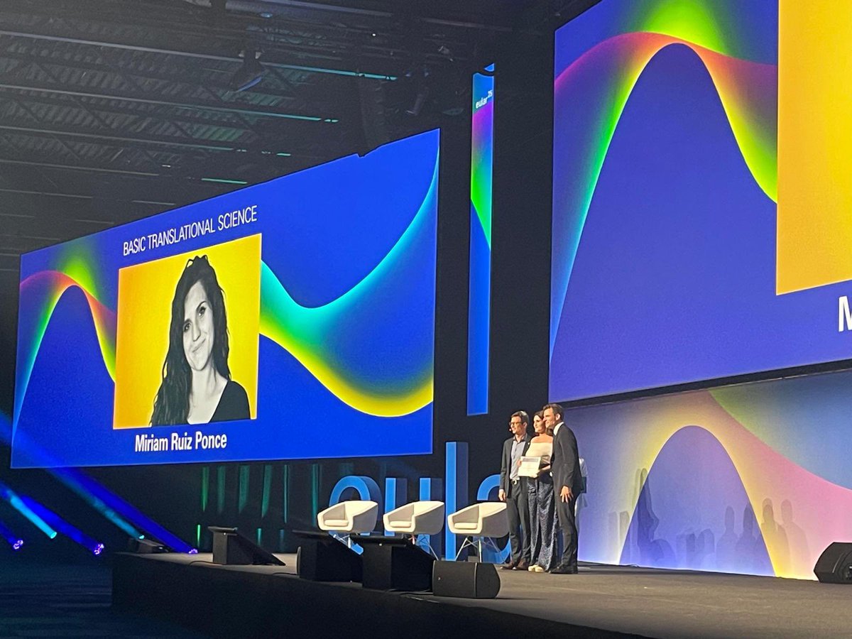 Reumatología Hospital Universitario Reina Sofía (@reumahurs) on Twitter photo 👏 Miriam Ruiz ha recibido el Award to the Best Abstract in Basic Science en #EULAR2025 por su trabajo: Systemic and Tissue-Specific Molecular Profiling of Apremilast in Hepatic Steatosis: A Potential Therapeutic for MASLD in PsA. ¡Enhorabuena! 🌟🔬<a href="/HUReinaSofia/">Hospital Universitario Reina Sofía</a> <a href="/IMIBIC/">IMIBIC</a> 👏 Miriam Ruiz ha recibido el Award to the Best Abstract in Basic Science en #EULAR2025 por su trabajo: Systemic and Tissue-Specific Molecular Profiling of Apremilast in Hepatic Steatosis: A Potential Therapeutic for MASLD in PsA. ¡Enhorabuena! 🌟🔬<a href="/HUReinaSofia/">Hospital Universitario Reina Sofía</a> <a href="/IMIBIC/">IMIBIC</a>