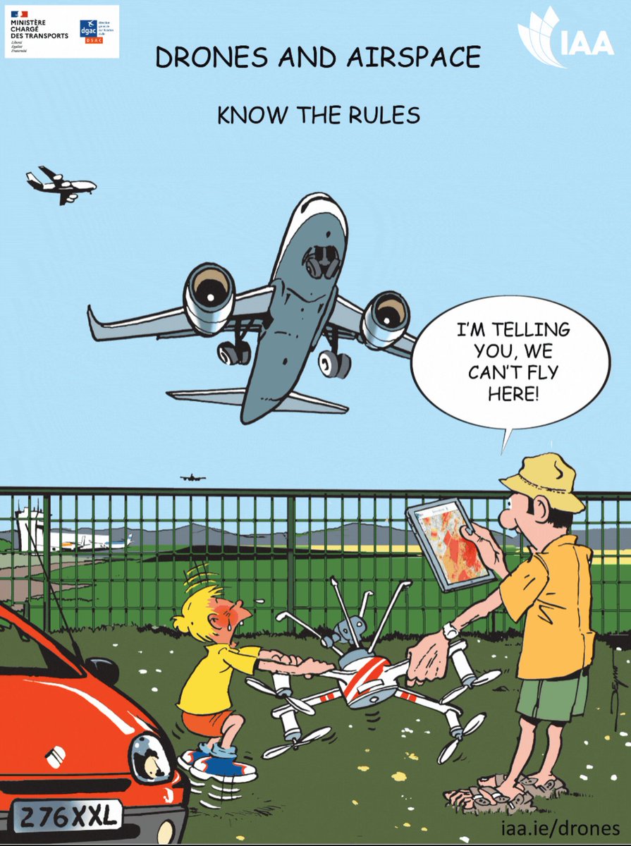 IAApress's tweet image. Do you know where you can and cannot fly your drone?
As a UAS operator or pilot you are legally required to check airspace restrictions before you fly.
Check our updated map for details: iaa.ie/drones/uas-geo…
#UAS #drones #airspace #flightsafety #geozones