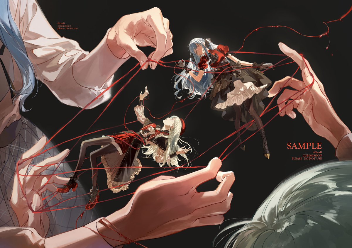 LeafBalloon's tweet image. #bandoriart #AveMujica
翻不尽的花绳
感谢老板约稿..发挥好幸福