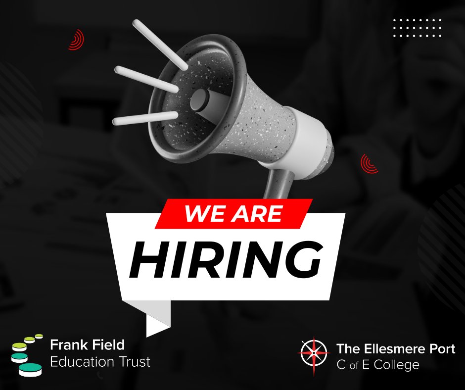 We are recruiting for the following role:

▪️ 𝐓𝐞𝐚𝐜𝐡𝐢𝐧𝐠 𝐀𝐬𝐬𝐢𝐬𝐭𝐚𝐧𝐭

For further details and how to apply please visit ⬇️
ffet.co.uk/join-our-team