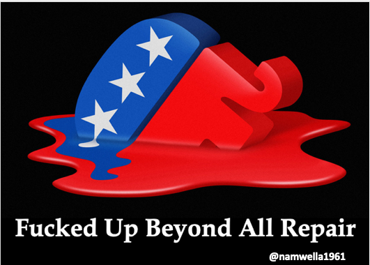 When your political party tries to overthrow the gov't, wants a Civil War, values assault rifles over dead children, supports Putin, embraces Nazis, restricts voting rights &amp; forces women to give birth against their will, your party is FUBAR!
#TrumpIsUnfitForOffice #ICEProtests