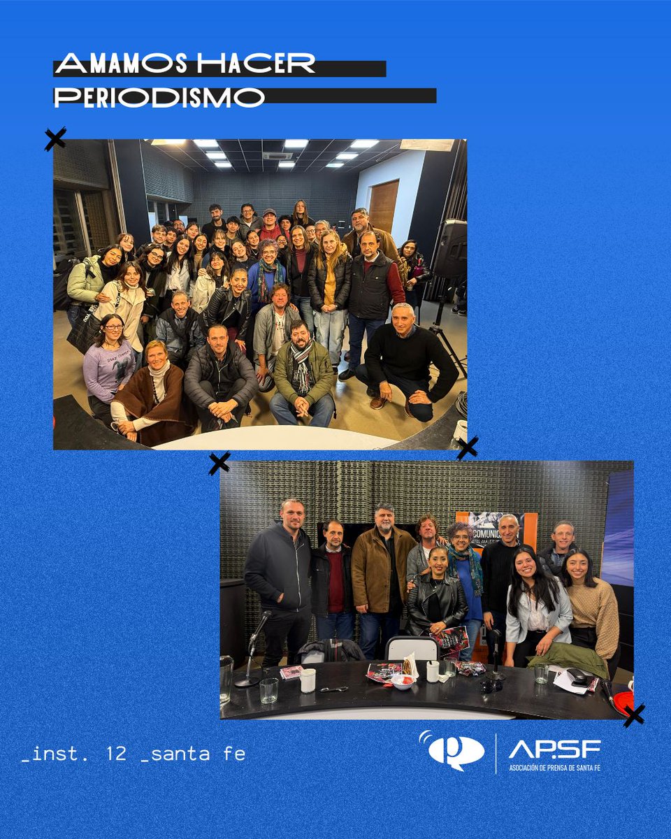PrensaSantaFe's tweet image. 📰📷En el marco del día de las y los periodistas junto al Instituto 12 organizamos el Conversatorio "¿Por qué amamos hacer periodismo?", junto a Juan Citroni, Vero Encinas, Héctor Galiano y Gustavo Castro.📷
