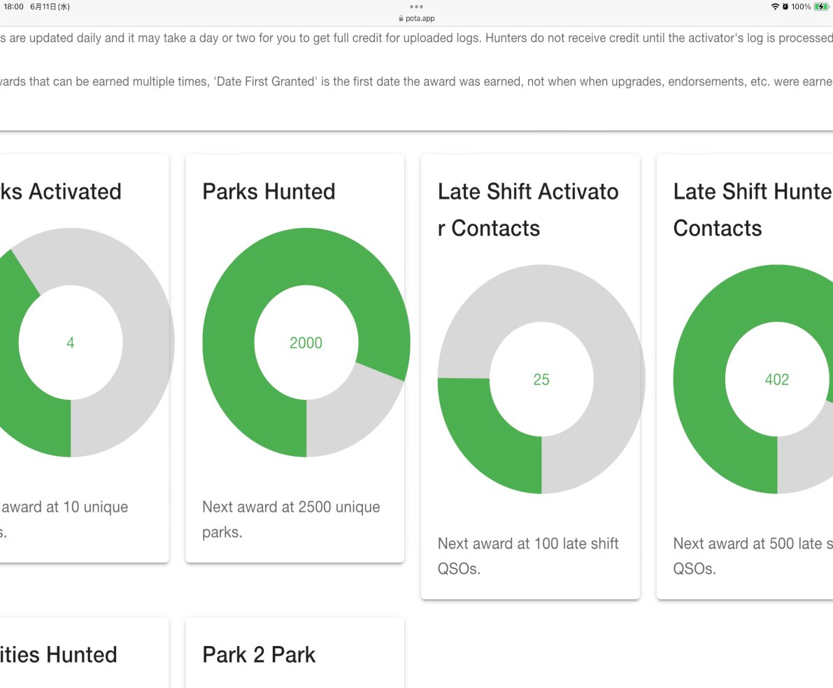2K　到達 😀　#POTA