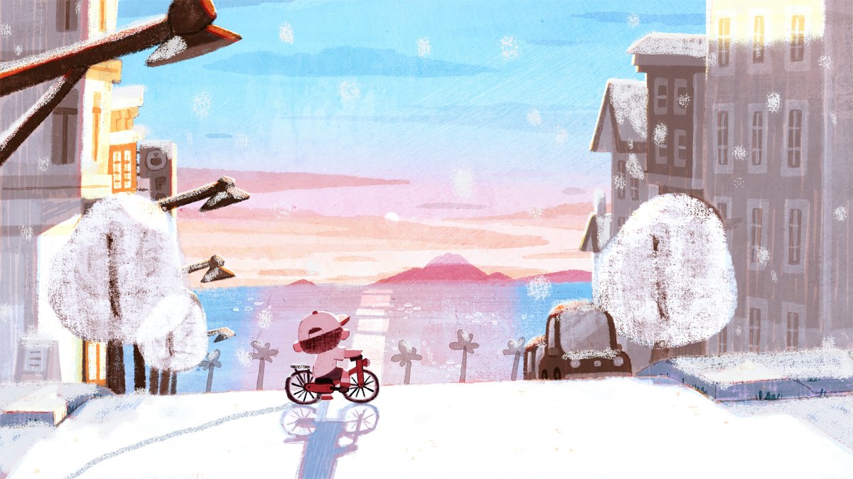 bart_1o_o1's tweet image. 冬の澄んだ空気の中で眺める雪景色を表現してみました！
難しかったですが試行錯誤できて楽しかったです。
#Photoshopのキセキ