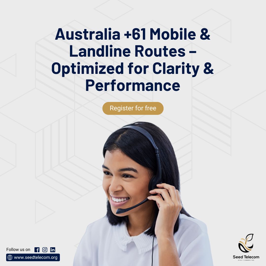 seedtelecomorg's tweet image. Seed Telecom delivers premium-quality voice routes for #Australia , with both mobile and fixed-line (+61) numbers fully modified and correctly displayed. 

Trusted by global carriers. 🌐🇦🇺

Visit: seedtelecom.org

#SeedTelecomSolutions