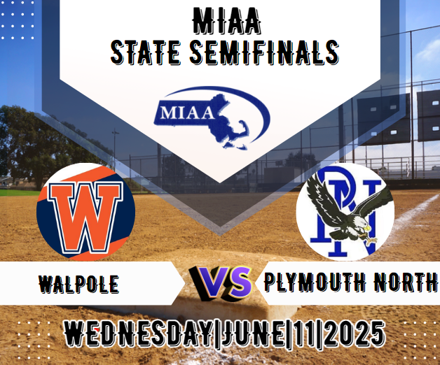 miaa_sport033's tweet photo. MIAA State Semifinals
Walpole vs. Plymouth North
📺 Livestream: https://t.co/lnh12ulPtB
📅 Today June.11
⏰ @ 4p.
@PlymouthNorthHS @PlymouthSch @WalpoleFootball @WalpoleAD @TownofWalpole https://t.co/Y3DnAehwnY