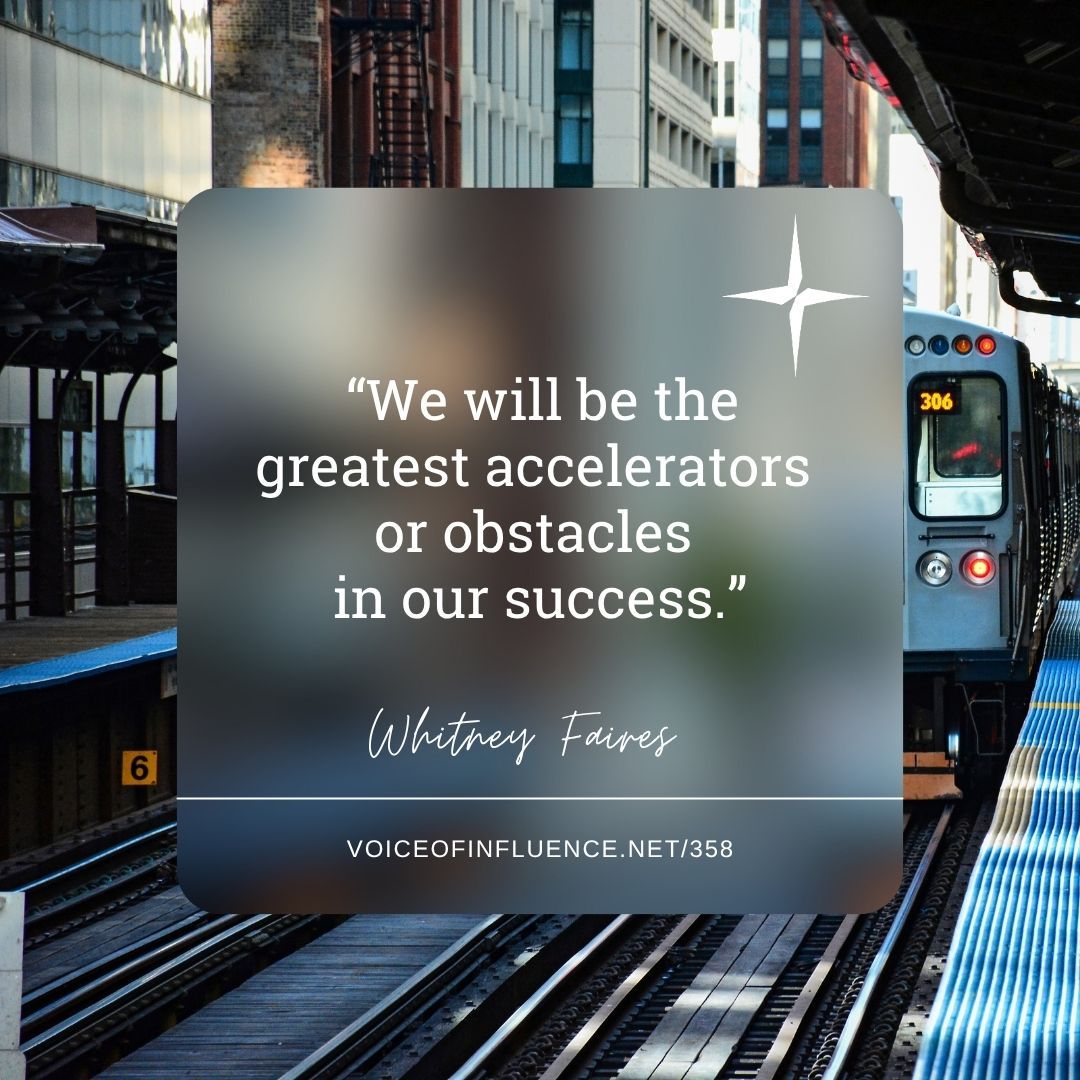 In episode 358 of the Voice of Influence podcast, Whitney Faires shares profound insights on how our mindset and choices can either propel us forward or hold us back.

voiceofinfluence.net/358

#VoiceOfInfluence #WhitneyFaires #Leadership #PersonalGrowth #MindsetMatters