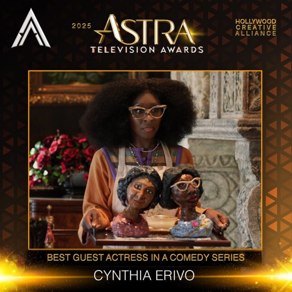 Ariana Grande lost her #ASTRA Award to none other than Cynthia Erivo. Congratulations to Cynthia!