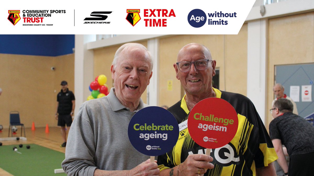 Watford FC CSE Trust (@wfctrust) on Twitter photo Today is #AgeWithoutLimitsDay - we celebrated with an event at our hub in Watford - Meriden Community Centre – thanks to everyone who came along and took part in our activities!
<a href="/agewithoutlimit/">Age Without Limits</a> #WatfordFC
🗣️"Age is just a number—today was all about strength, connection, and Today is #AgeWithoutLimitsDay - we celebrated with an event at our hub in Watford - Meriden Community Centre – thanks to everyone who came along and took part in our activities!
<a href="/agewithoutlimit/">Age Without Limits</a> #WatfordFC
🗣️"Age is just a number—today was all about strength, connection, and