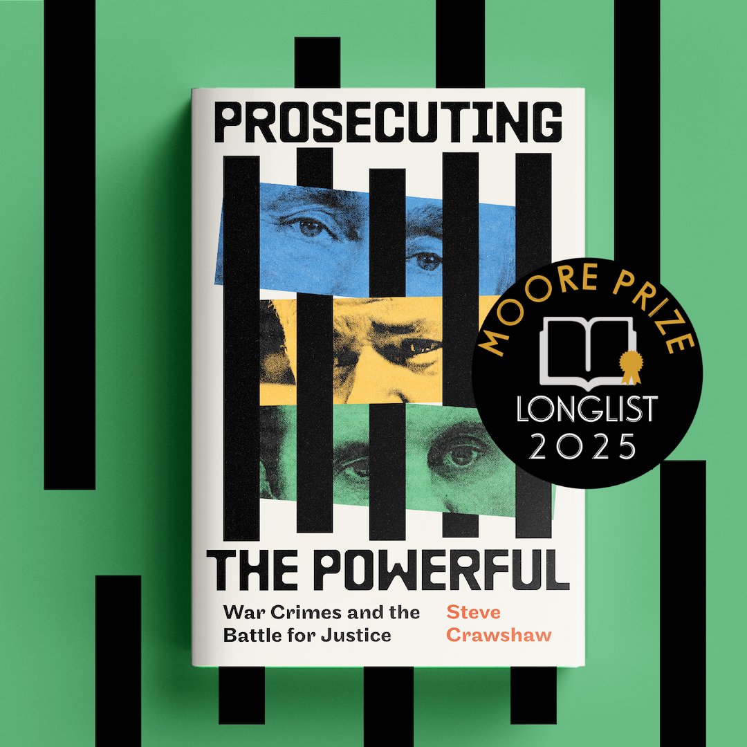 Little, Brown UK (@littlebrownuk) on Twitter photo Delighted to see <a href="/stevecrawshaw/">Steve Crawshaw š§”</a>'s #ProsecutingThePowerful long-listed for the CG Moore Prize for Human Rights Writing <a href="/cgmoorefoundat1/">cgmoorefoundation</a>. Congratulations!
#2025MoorePrize Delighted to see <a href="/stevecrawshaw/">Steve Crawshaw š§”</a>'s #ProsecutingThePowerful long-listed for the CG Moore Prize for Human Rights Writing <a href="/cgmoorefoundat1/">cgmoorefoundation</a>. Congratulations!
#2025MoorePrize