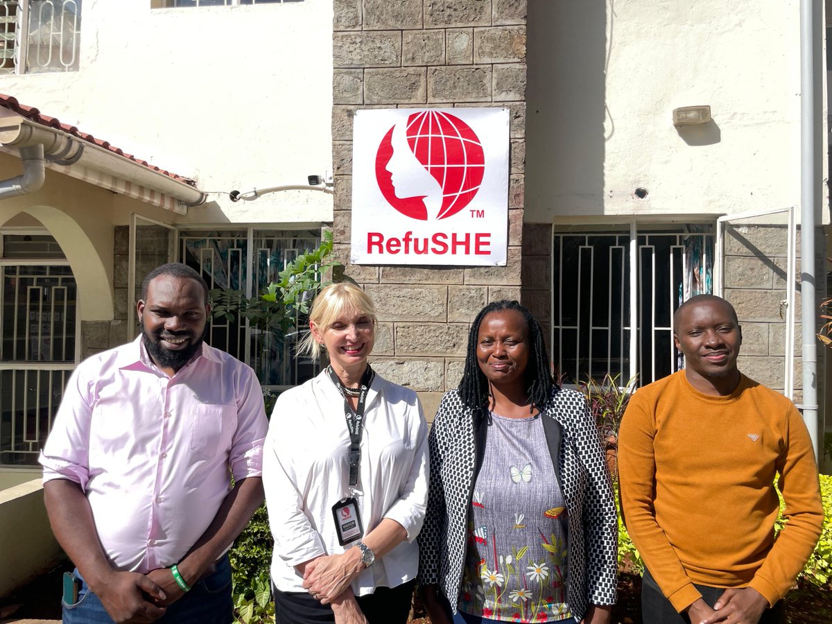 WeAreRefuSHE's tweet photo. Yesterday, we hosted Marta Anna Ledgard from the 🇨🇿 Embassy of the Czech Republic as she met our Cohort 5 girls in the ICT Program, inspiring them to dream big and build digital skills. Grateful for the support—when you empower a girl, you change the world.
#RefuSHE https://t.co/olm6HaEOFA
