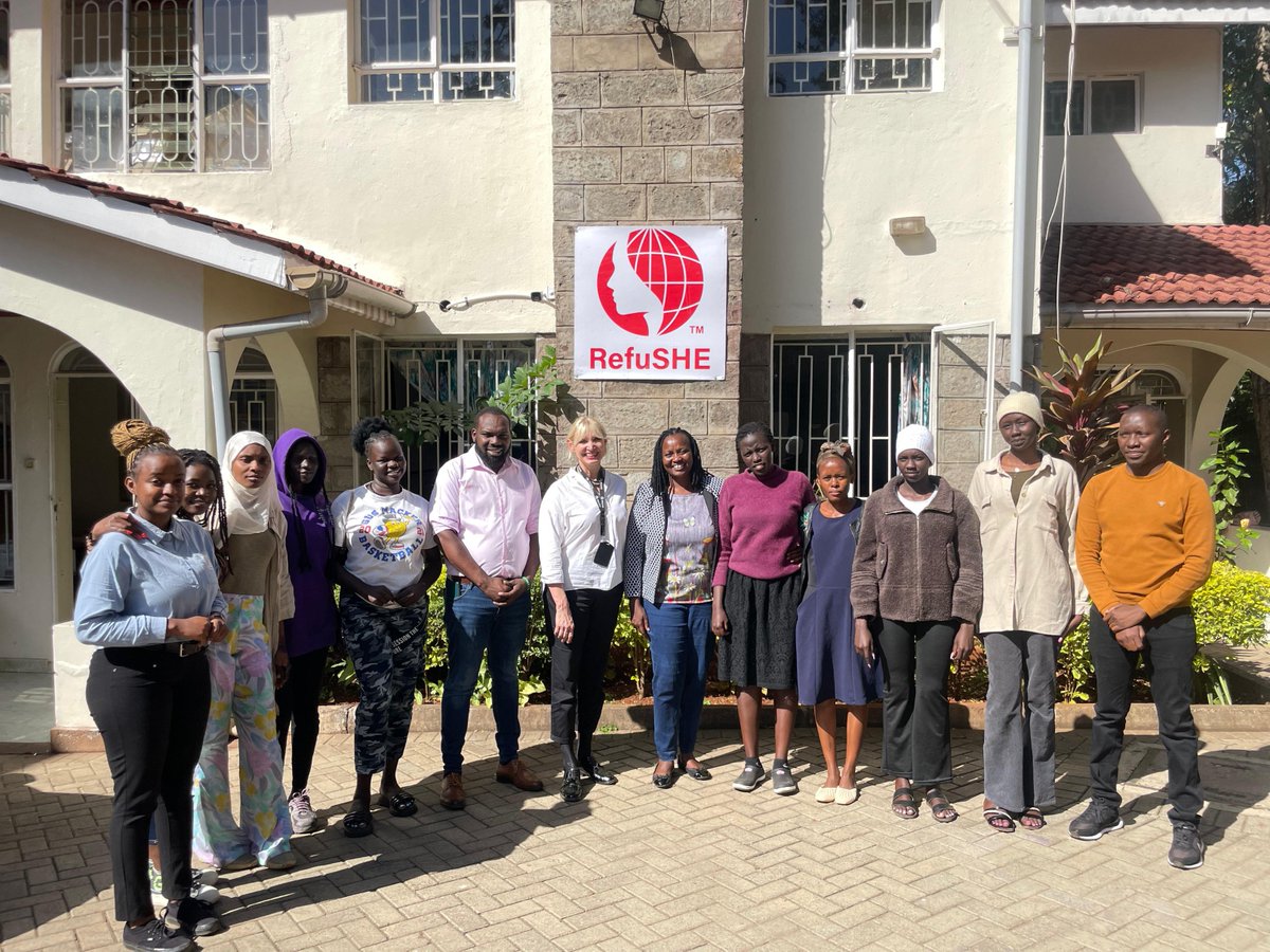 WeAreRefuSHE's tweet photo. Yesterday, we hosted Marta Anna Ledgard from the 🇨🇿 Embassy of the Czech Republic as she met our Cohort 5 girls in the ICT Program, inspiring them to dream big and build digital skills. Grateful for the support—when you empower a girl, you change the world.
#RefuSHE https://t.co/olm6HaEOFA
