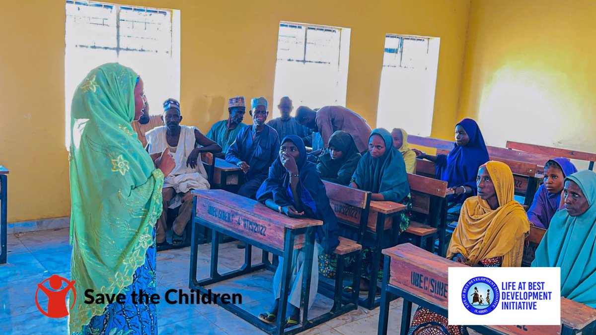 Labdi_Nigeria's tweet photo. We are training Community-Based Child Protection Committee (CBCPC) members at Hoyo Primary School, Hoyo, Magumeri LGA, and Islamiya Primary School, Magumeri, Magumeri LGA, Borno State.

This is to raise awareness on child protection issues, identify and discuss challenges,... https://t.co/G5ZDChAHAD