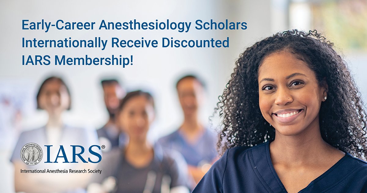 IARS360 (@iars360) on Twitter photo Did you know that IARS offers discounted early career membership for those who completed residency or fellowship in the last 5 years? Join ow.ly/6g3650U3un0 #EarlyCareer #IARSCommunity #anesthesiology #anesthesia <a href="/IARS_Journals/">Anesthesia&Analgesia</a> <a href="/eSASAnesthesia/">Early-Stage Anesthesiology Scholars</a> @WFSAorg Did you know that IARS offers discounted early career membership for those who completed residency or fellowship in the last 5 years? Join ow.ly/6g3650U3un0 #EarlyCareer #IARSCommunity #anesthesiology #anesthesia <a href="/IARS_Journals/">Anesthesia&Analgesia</a> <a href="/eSASAnesthesia/">Early-Stage Anesthesiology Scholars</a> @WFSAorg
