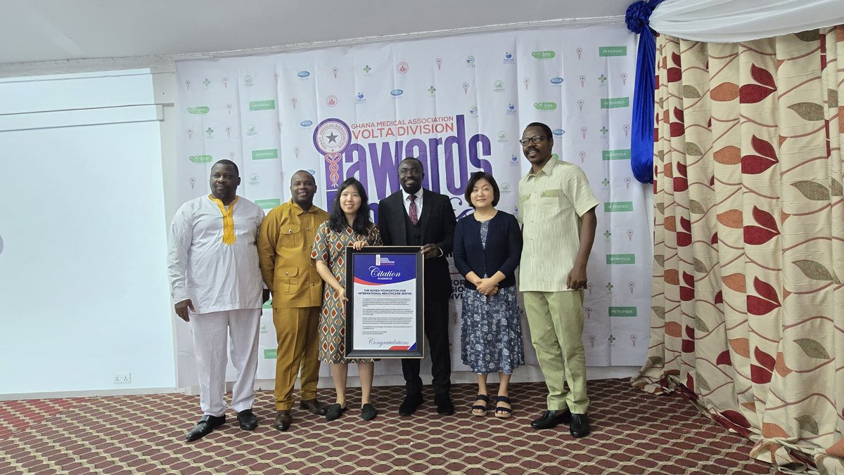 #KOFIH is honoured to have received the Organisational Excellence Award from the Volta Division of the Ghana Medical Association last Saturday, a reflection of our continuous commitment to strengthening healthcare systems &amp; improving #qualityhealth outcomes in 🇬🇭!

Thank you!